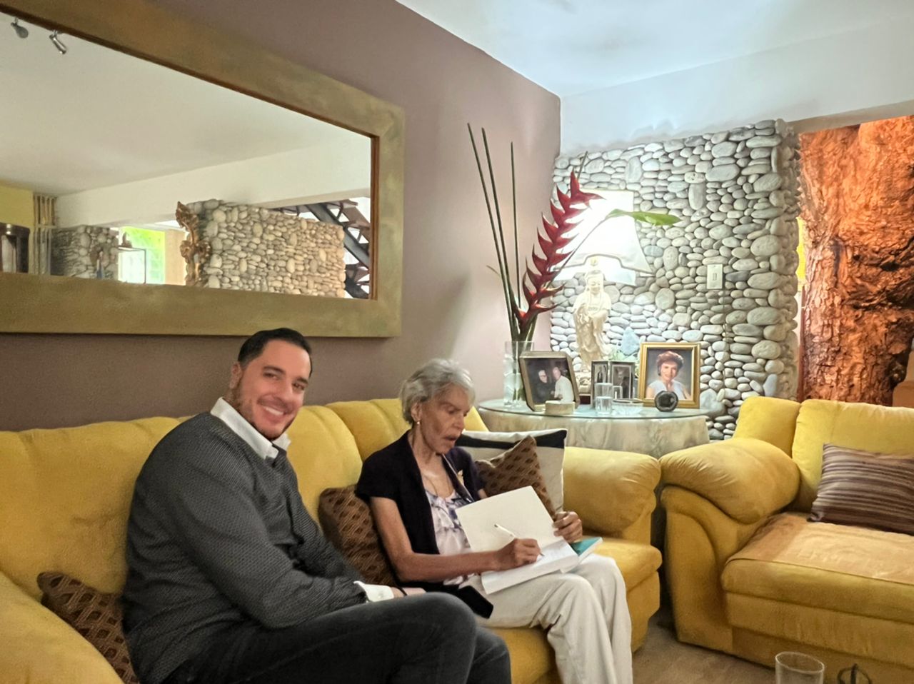 El emotivo encuentro entre el empresario Rafael Núñez Aponte y Luz Stella Rozo