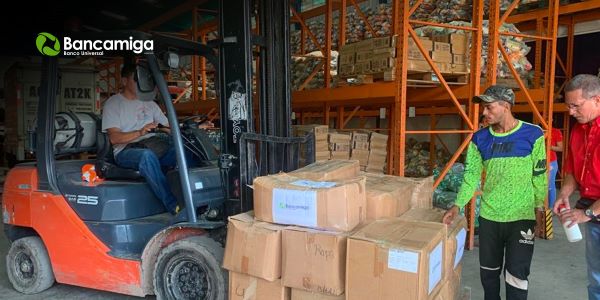 CARMELO DE GRAZIA ANUNCIO QUE BANCAMIGA EXTENDIO SU APOYO SOLIDARIO CON LAS TEJERIAS