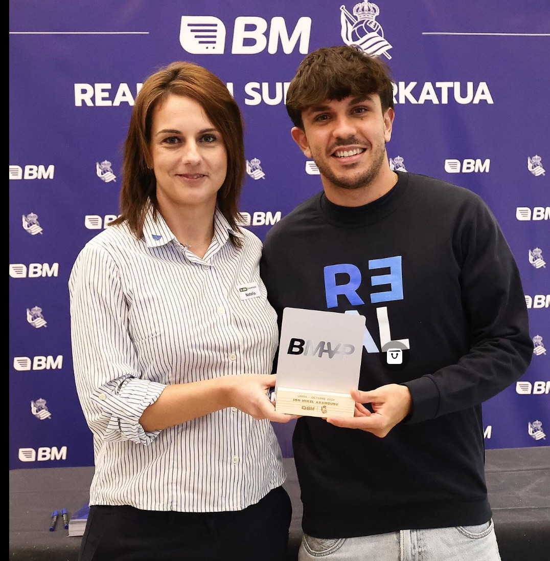 Jesus Alfredo Vergara Betancourt brilla en la derrota de la Real Sociedad