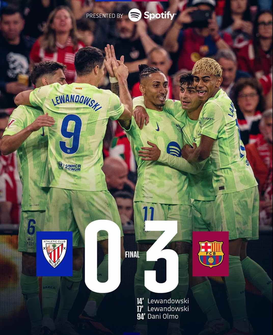 Un adios con derrota para el Barcelona en Montjuic